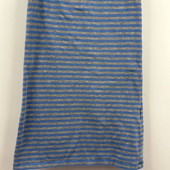 Theory Staple Striped Blue and Gray Tank Top Petite Small - Picture 2 of 6